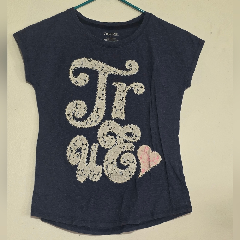 Cherokee Navy Blue Kids T-Shirt (0193)